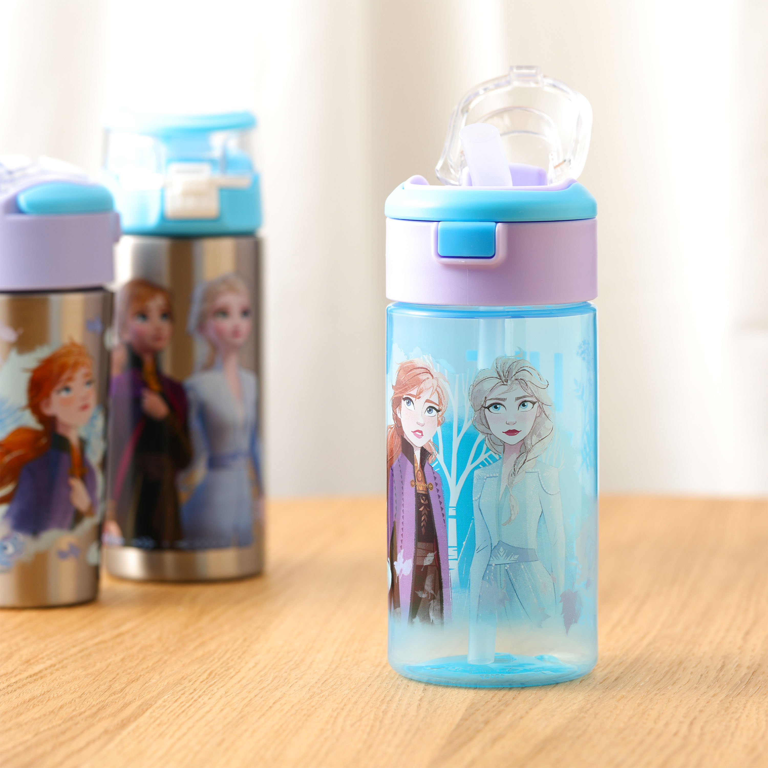 Disney Frozen 2 Movie 18 ounce Reusable Plastic Water Bottle, Anna & Elsa slideshow image 2 Disney Frozen 2 Movie 18 ounce Reusable Plastic Water Bottle, Anna & Elsa slideshow image 2