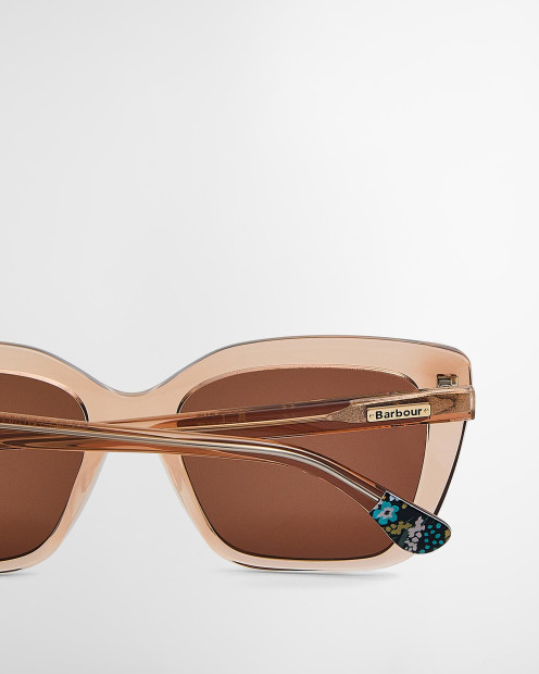 Round Sunglasses Light Brown