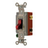 Toggle Switch 20A 120/277 Vac 3-Way Red