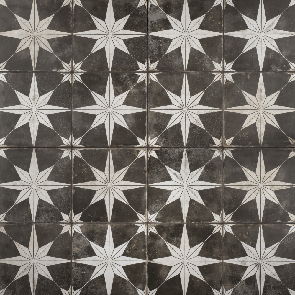 Kings Star Night 17.63x17.63 Square Ceramic Floor and Wall Digital Pattern