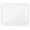 Half-size 4-inch-deep Super Pan® clear low-temperature plastic pan