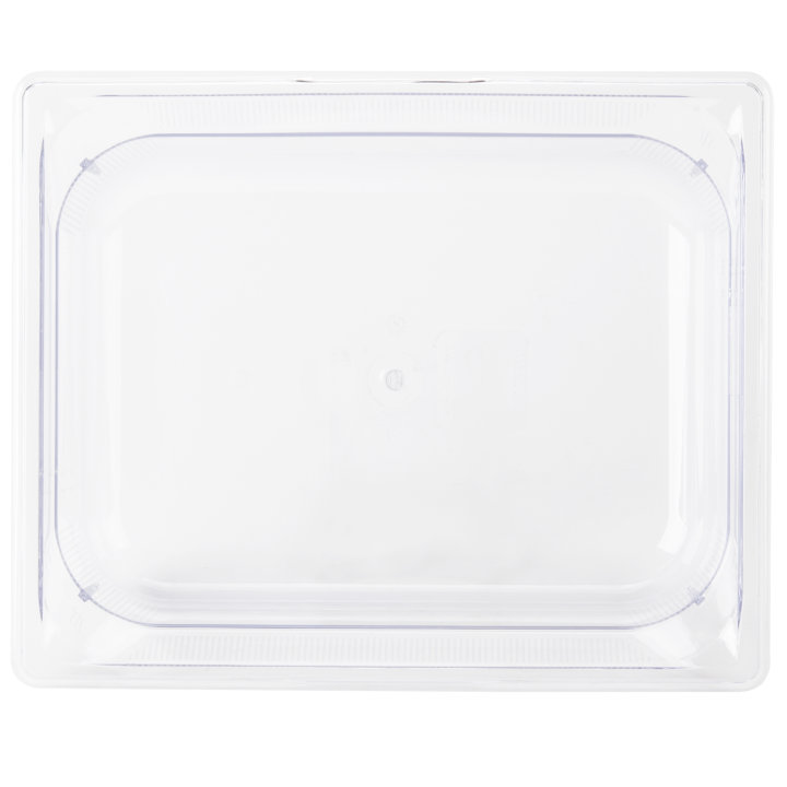 Half-size 4-inch-deep Super Pan® clear low-temperature plastic pan
