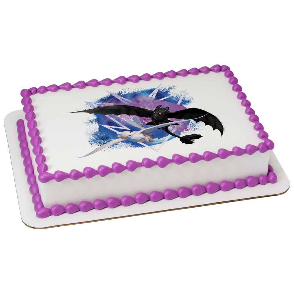 Image Cake DreamWorks How To Train Your Dragon: The Hidden World Fly Free