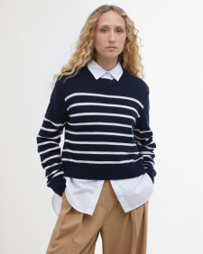 Maglione girocollo Emery con motivo a righe 