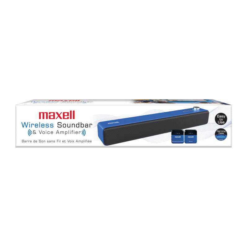 Wireless Soundbar & Voice Amplifier with Mic