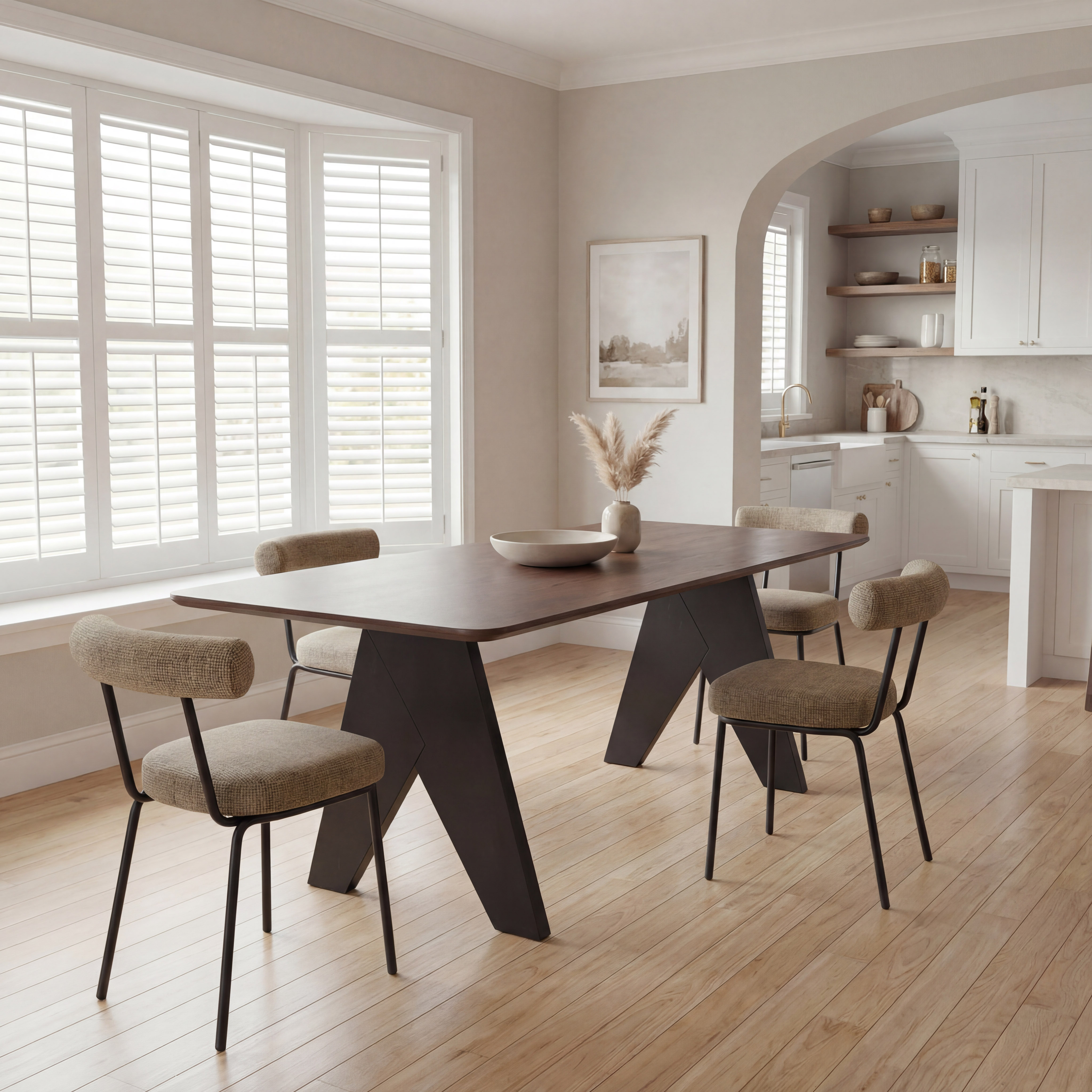 Lisse Rectangular Dining Table Espresso product image