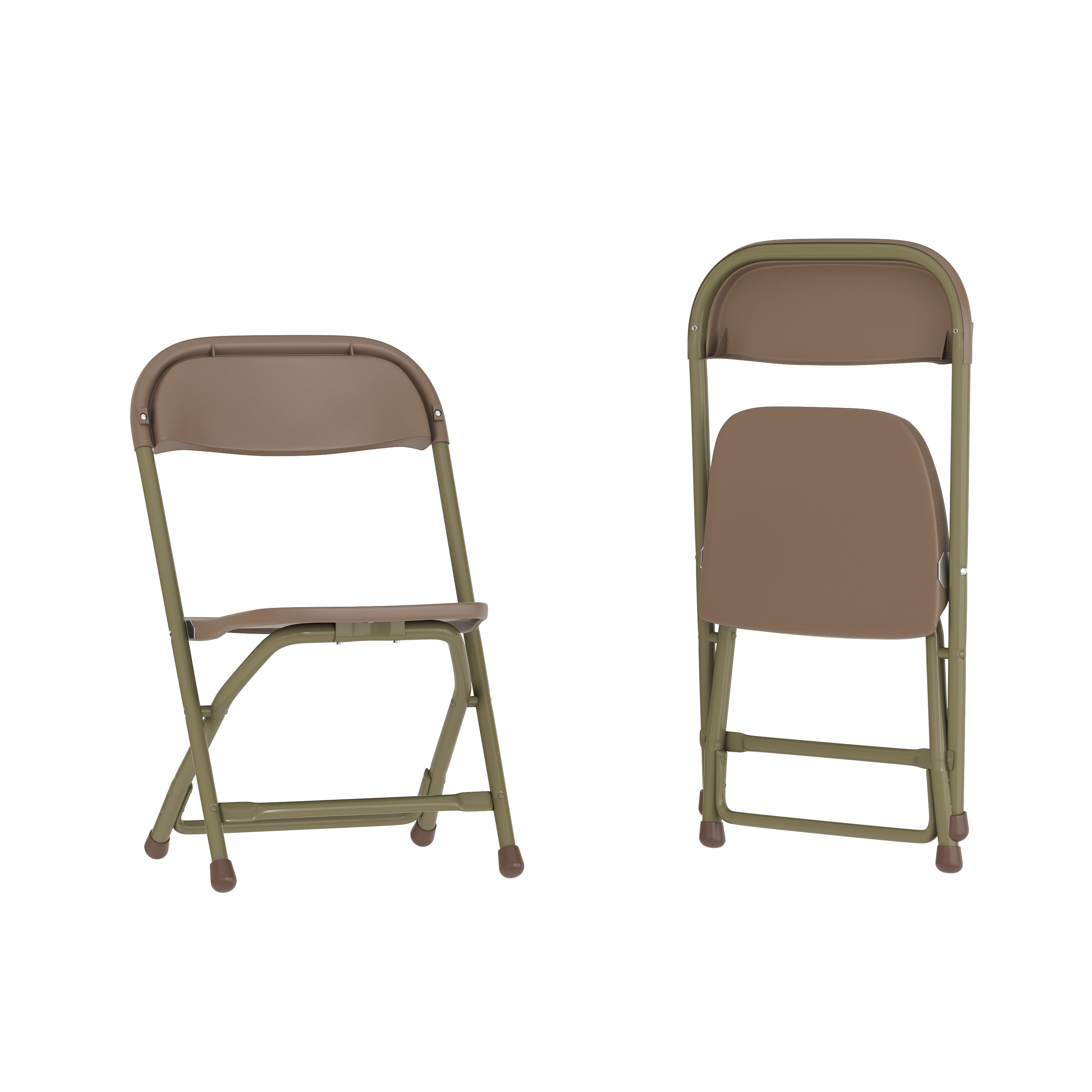 Pack de 2 sillas plegables de plástico blanco para niños - Imagen 13 de 63