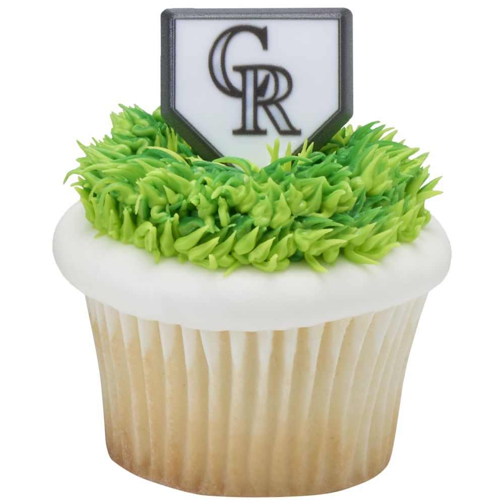 Image Cake MLB® Home Plate Team Logo Colorado Rockies™