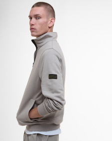 Outline Half-Zip Sweatshirt Conrete