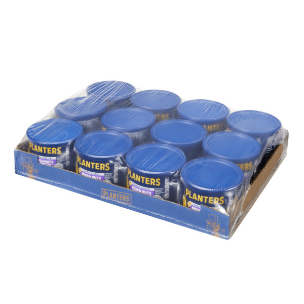 PLANTERS(r) Lightly Salted Mixed Nuts 12/10.3 oz . C1RA - Front Right Closed Case (Hi Res)