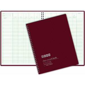Class Record Book, Grades for 9-10 Weeks, 50 Student Names