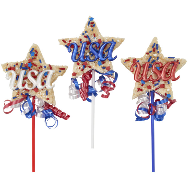 USA Script Cupcake Layon