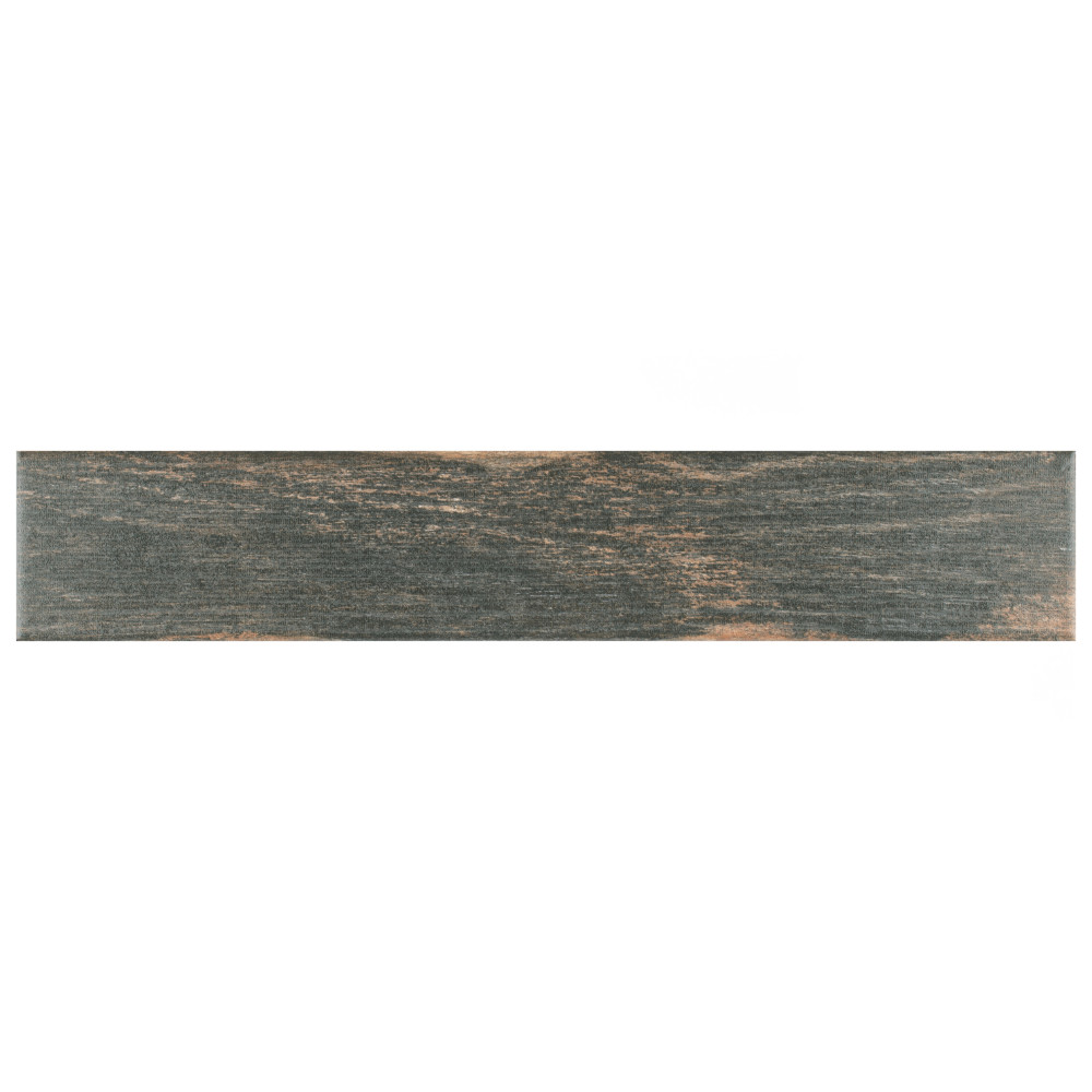 Bora Dark 3-1/8 in. x 17-1/2 in. Porcelain Floor and Wall Tile