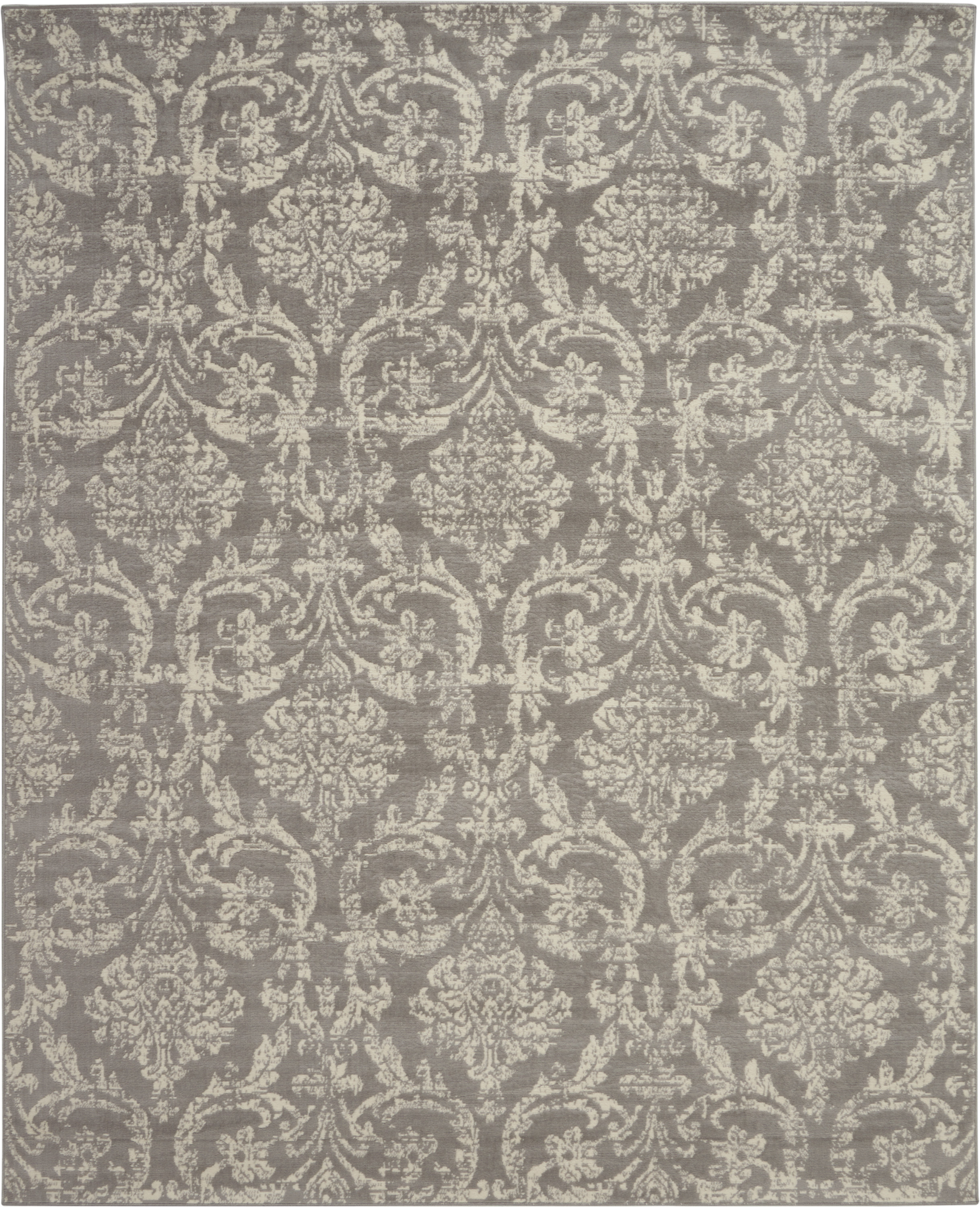 Nourison Jubilant 7'10" x 9'10" Grey Vintage Indoor Rug