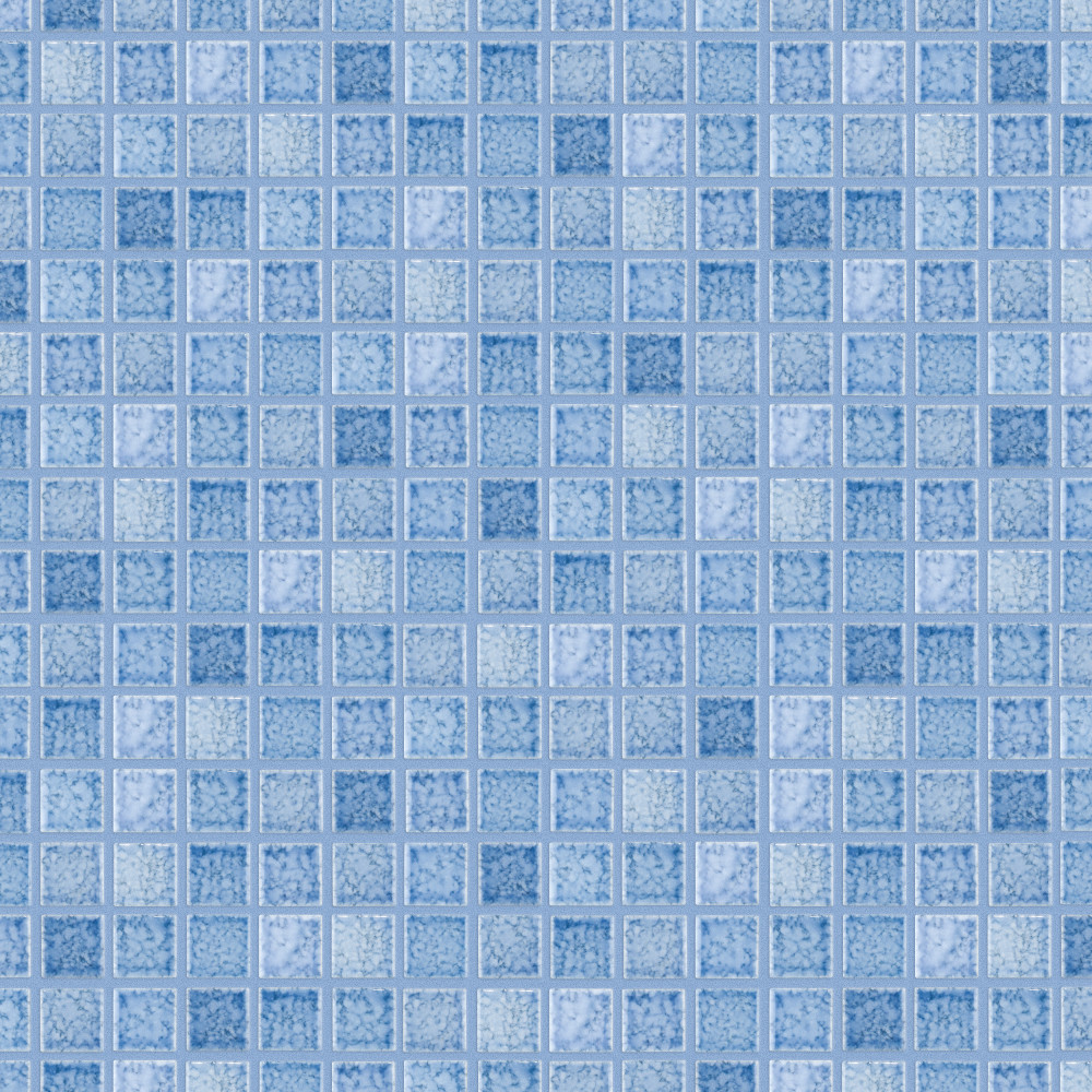 Fountain Square Blue 12x12 Square Porcelain Floor and Wall Digital Pattern