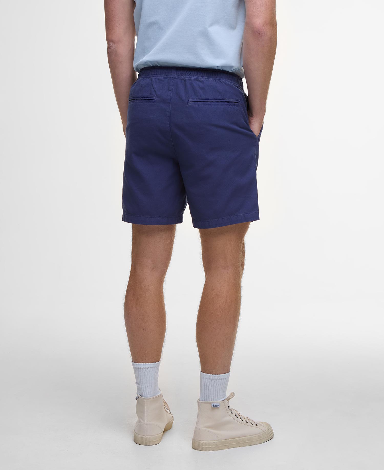 Washed Oxford Relaxed Shorts image number 2
