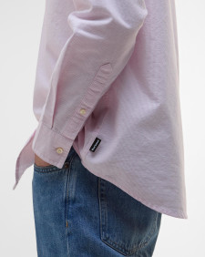 Striped Dunand Oversized Oxford Shirt Classic Pink