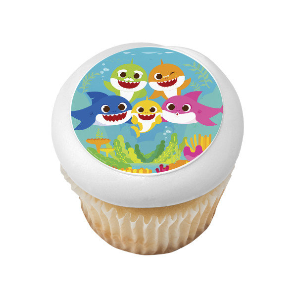 Baby Shark Ruling the Sea PhotoCake® Edible Image®