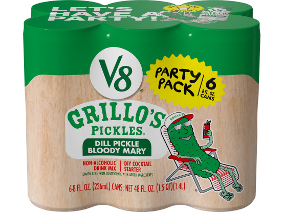 V8® Grillo’s® Pickles Dill Pickle Bloody Mary Mix