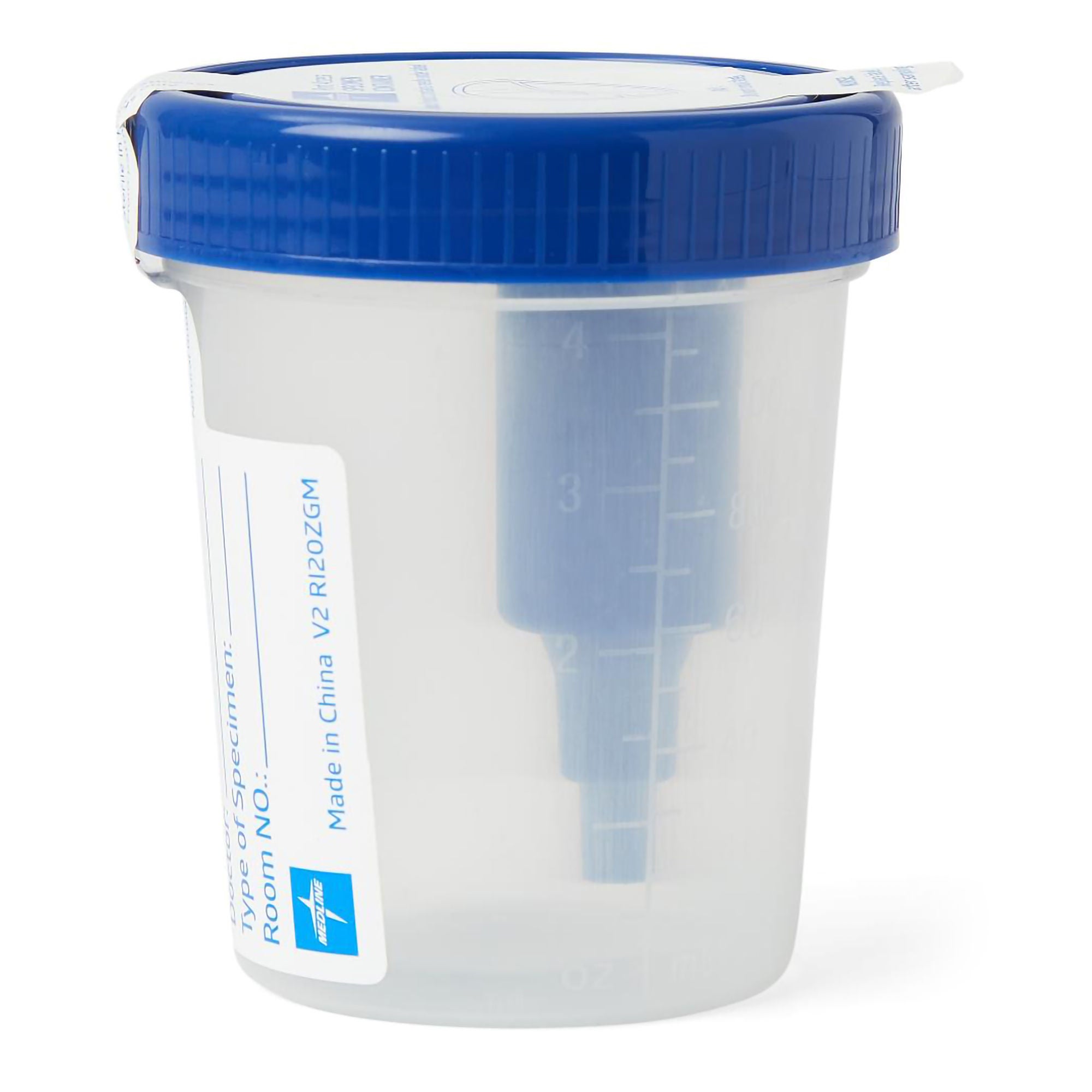 Medline CONTAINER, SPECIMEN NDL IN TOPPORT ACCESS 4OZ (250/CS)