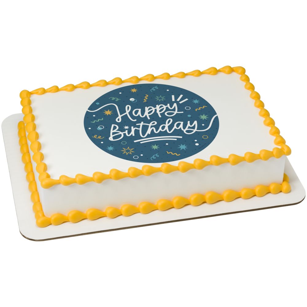 Image Cake Happy Birthday Bash
