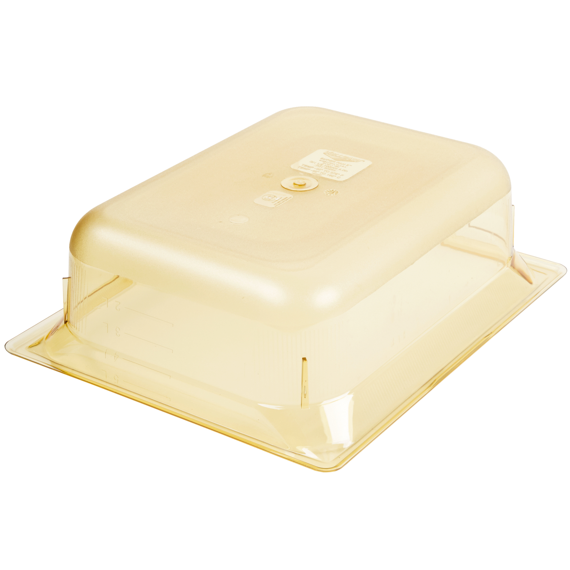 Super Pan® Plastic Pans High Temperature Amber Vollrath Foodservice