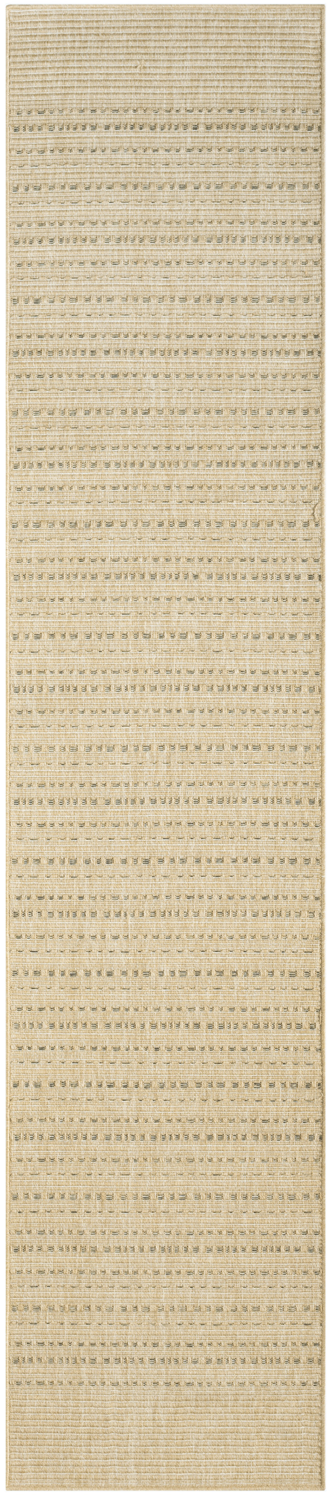 Nourison Tulum 2'2" x 8' Taupe Outdoor Rug