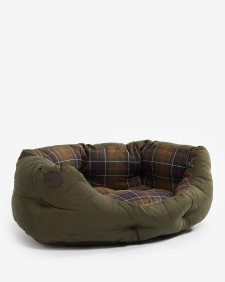Quilted Dog Bed 24" Olive
