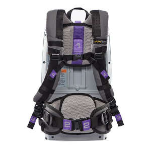 ProTeam, GoFit 6 Cordless 4Ah w/ Xover Multi-Surface Two-Piece Wand Tool Kit, 14", Backpack Vacuum
