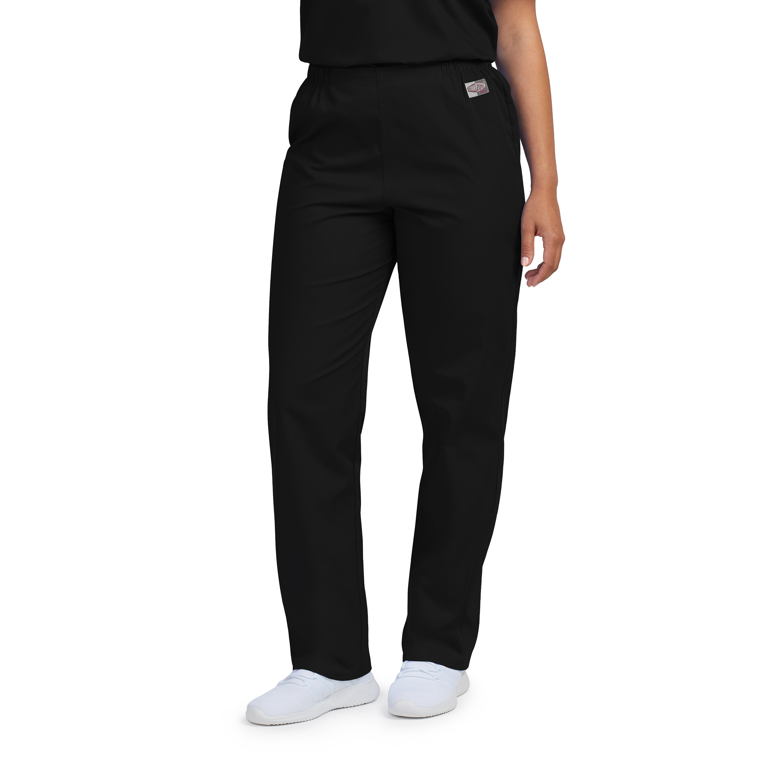 Landau Scrub Zone Unisex No-Pocket Flex-Waist Scrub Pants-Landau