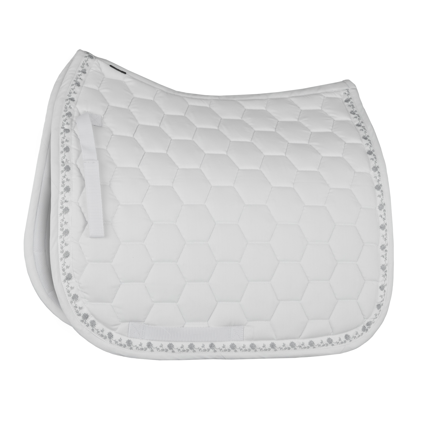 Horze Kaitlin Cooling Dressage Saddle Pad with Flower Piping