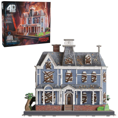 4D Build, Stranger Things Creel House 3D Model Kit