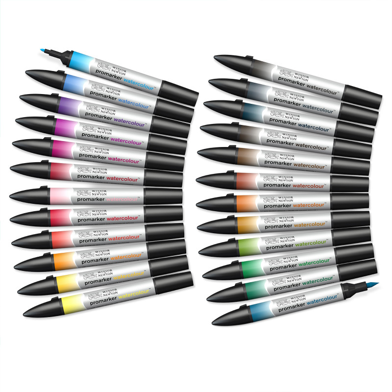 Promarker™ Watercolor, Basic Collection, Set of 24