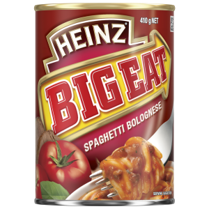  Heinz® Big Eat™ Spaghetti Bolognese 410g 