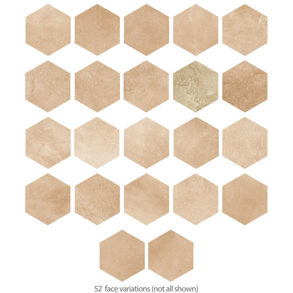 Atlas Hex Cotto 8-5/8 in. x 9-7/8 in. Porcelain Floor and Wall Tile