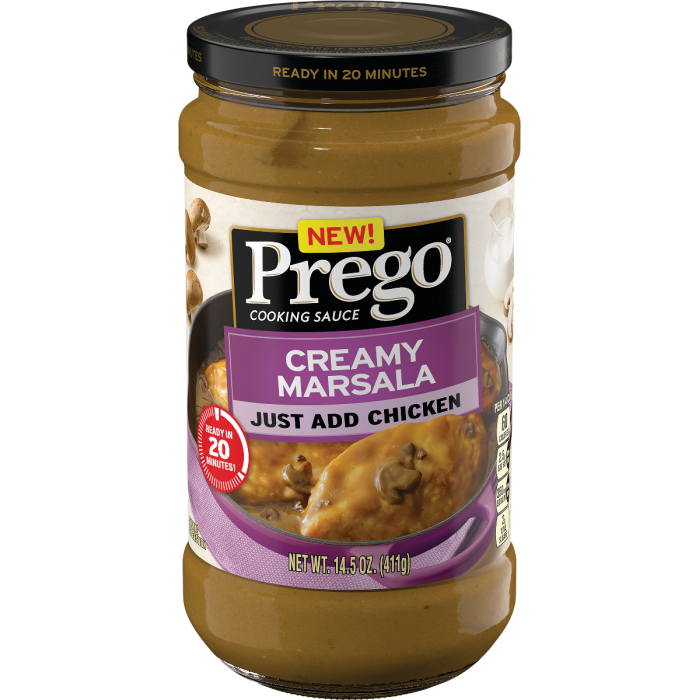 Creamy Marsala Sauce Prego® Pasta Sauces