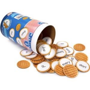Sight Word Snacks Set 2 Cards, 90 Pieces