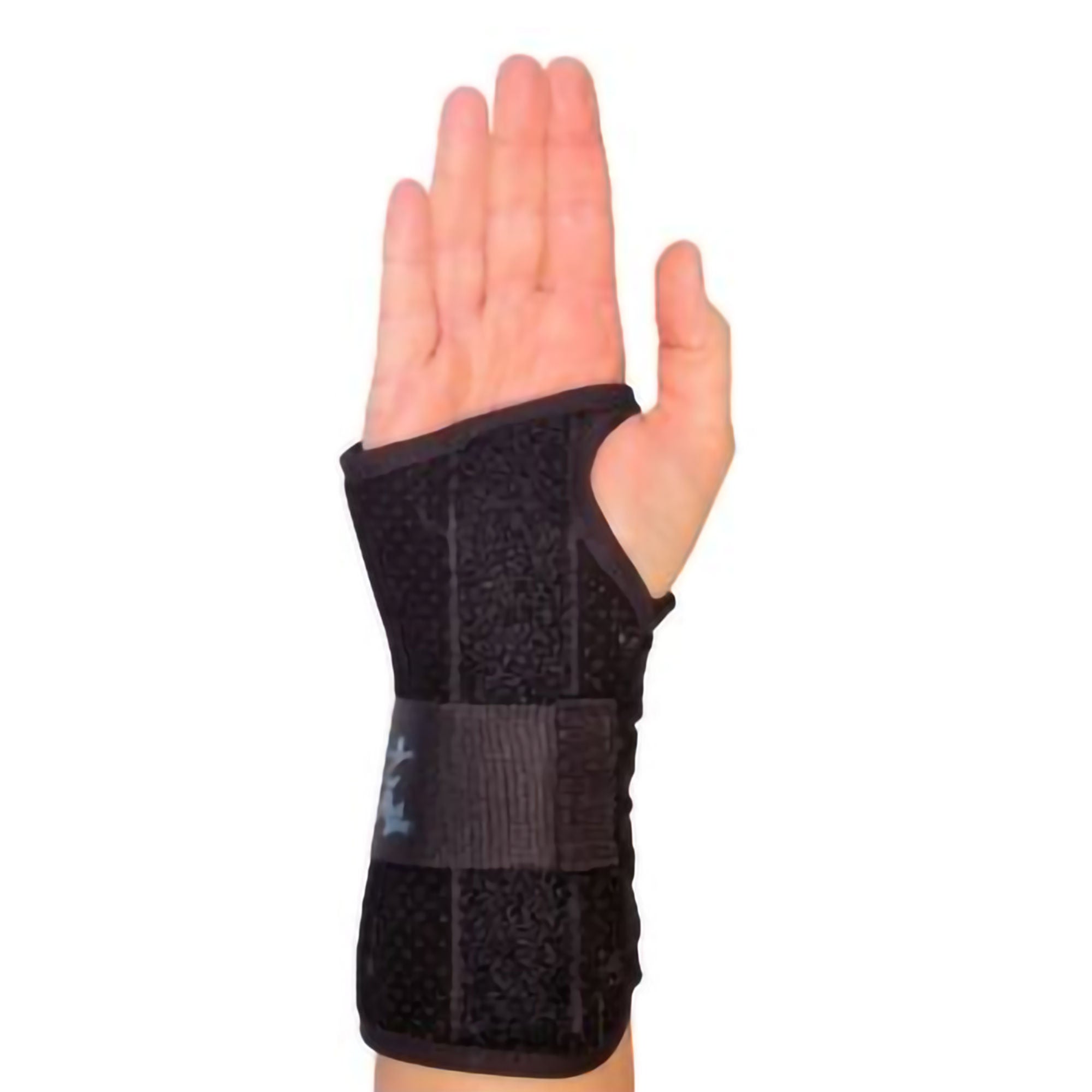 Medical Specialties WRIST LACER, SUEDE BLK RT SM 8"