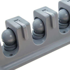 Carlisle, Roll 'N Grip™ 16.5" Roll ’N Grip Plus Broom & Brush Holder 16.5", Gray