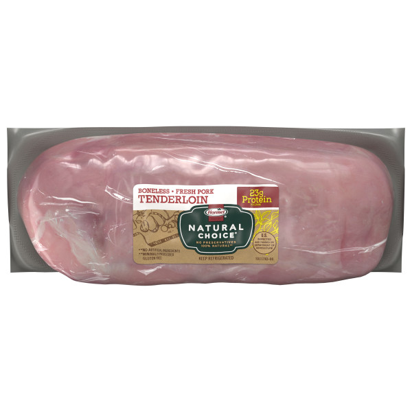 NATURAL CHOICE(r) Pork Tenderloin, Boneless, 16/1 pc . C1C1 - Front Center In Package (Hi Res)