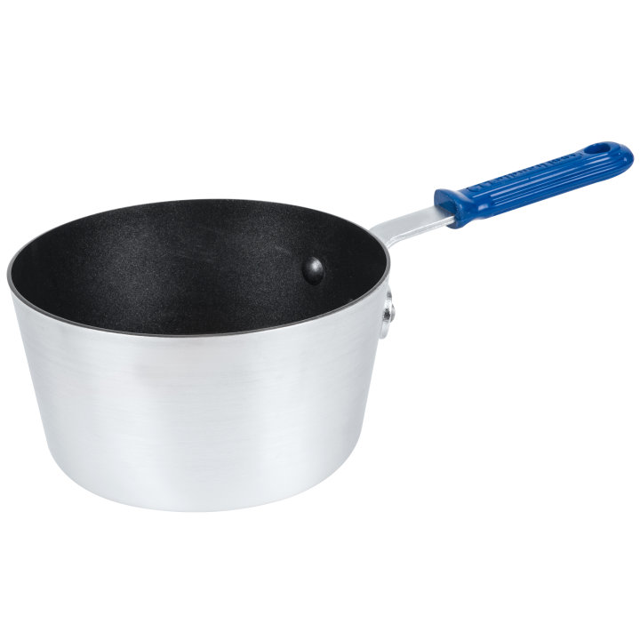 2 ¾-quart Wear-Ever® tapered saucepan with Steel Coat X3™ nonstick coating and Cool Handle® rubber grip sleeve