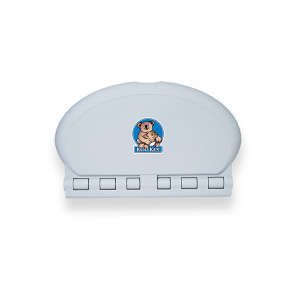 Koala Kare, Oval Wall Mounted Baby Changing Station, Gray