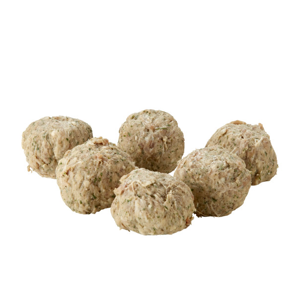 FONTANINI(r) Mamma-Ranne's(r) Meatball, Raw, 2 oz, 1/9 lb . C1C0 - Front Center Out of Package (Hi Res)