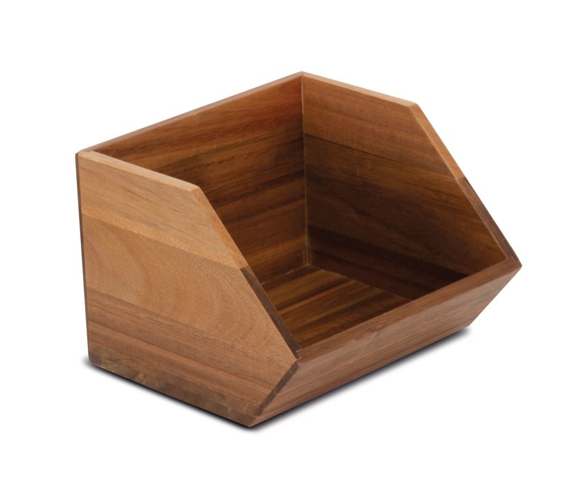 Nova Small Stackable Wooden Box 17.5 x 17 cm