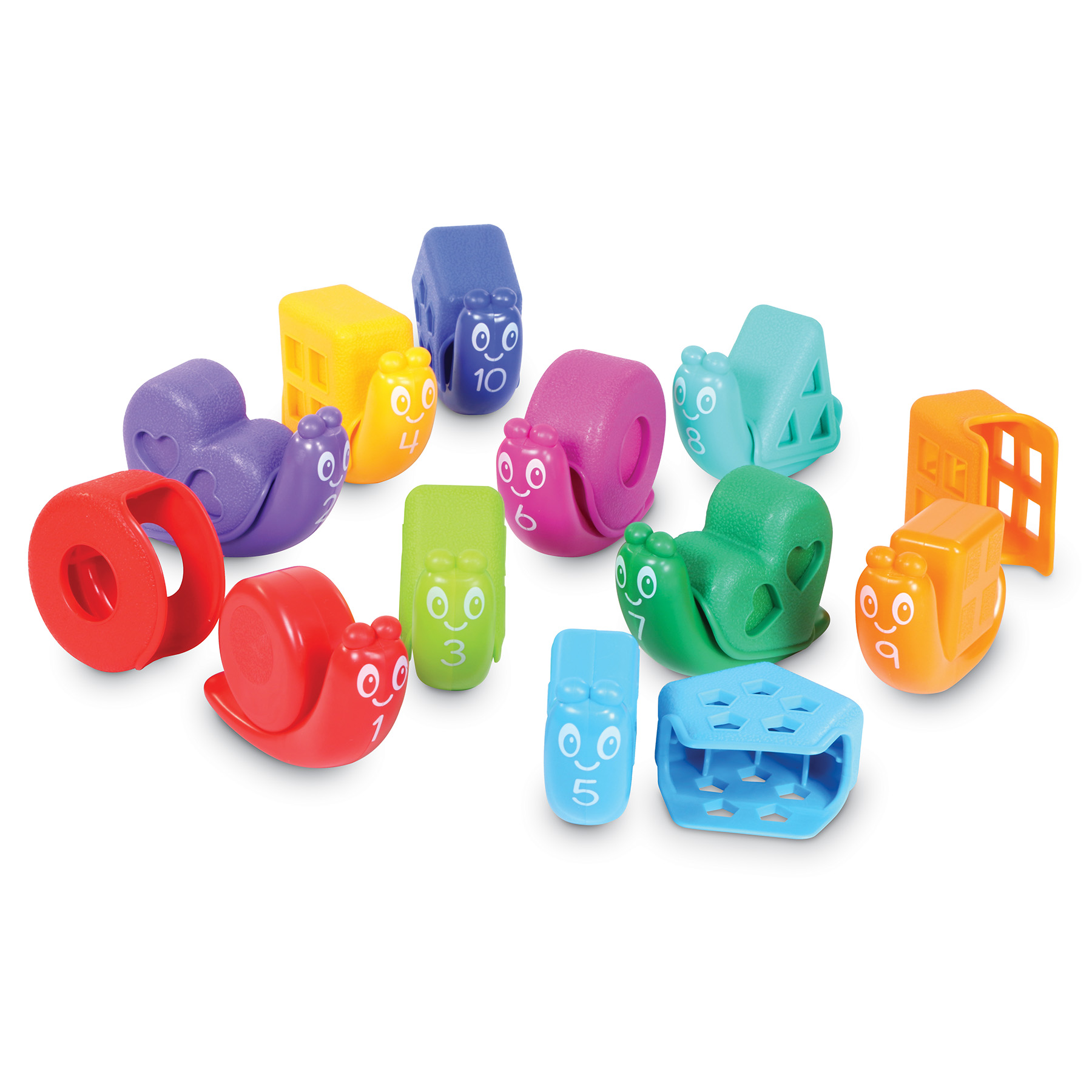 Learning Resources Snap-N-Learn Shape Snails image number null