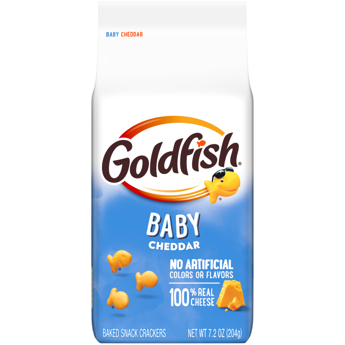 Baby Cheddar Baked Snack Crackers