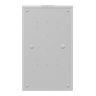 Meter Socket, Ringless, Type K7, Bolt-On, 480A, 600V, 1-Phase, 7-Jaw, OH/UG, Link Bypass, Surface-Mount, NEMA 3R
