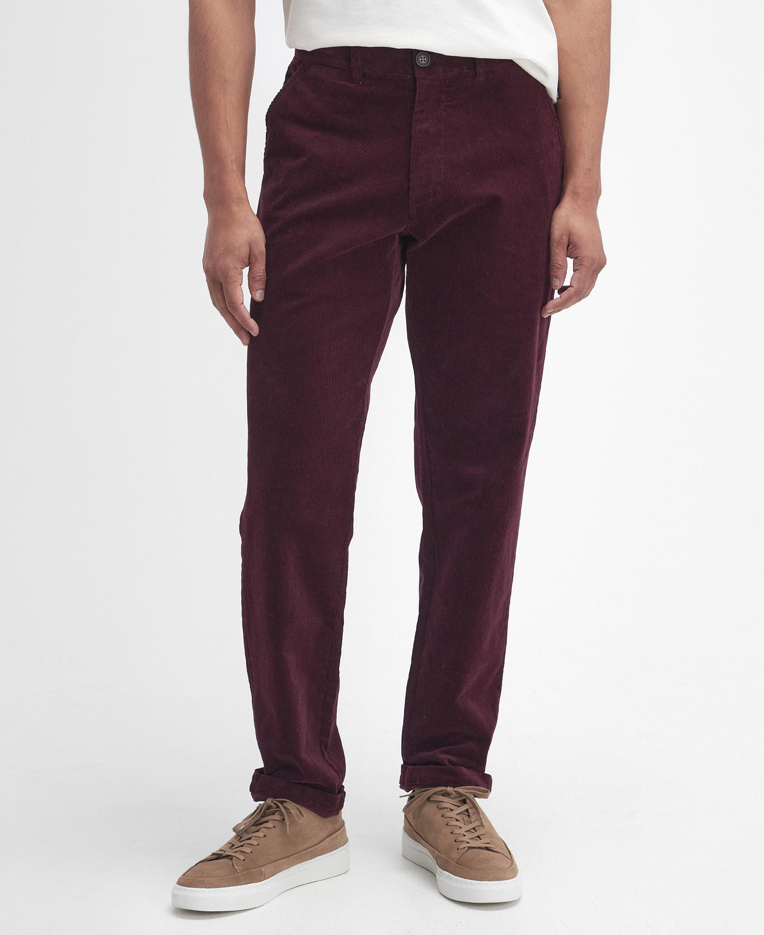 Stretch Cord Tailored Trousers image number 1