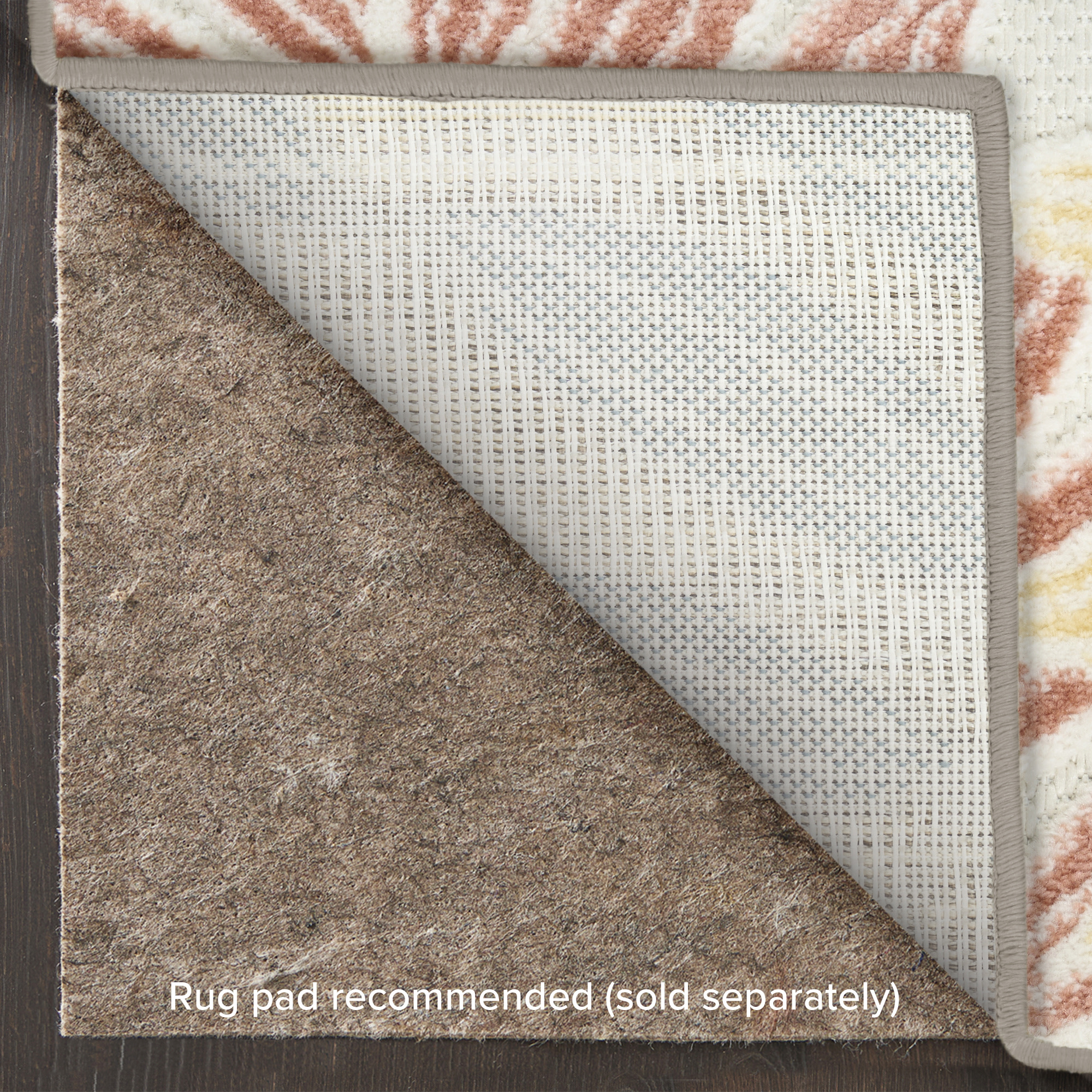 Nourison Aloha 5'3" x 7'5" Ivory Blue Modern Rug