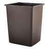 Rubbermaid Commercial, Glutton, 56 gal, Resin, Brown, Square, Receptacle